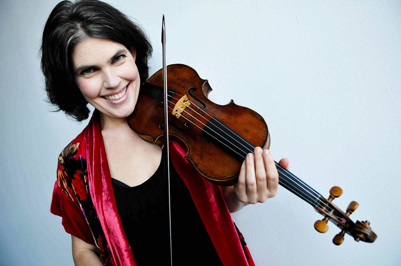 Contributed photo/Salish Sea Early Music Festival                                 Ingrid Matthews plays the Baroque violin.