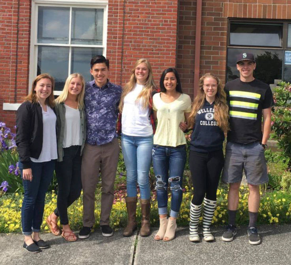 Contributed photo                                From L to R: Isabella Brown, Nayaleah Tucker-Belt, Andrew Stromberg, Hayden Mayer, Alexa Mora, Beatrice Grauman-Boss & Corbin Williams (not pictured: Joseph Stewart, Kai Herko, Eli Cooper-West & Griffin Cuomo)