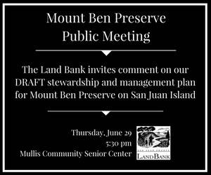 Comment on draft plan for Mount Ben Preserve