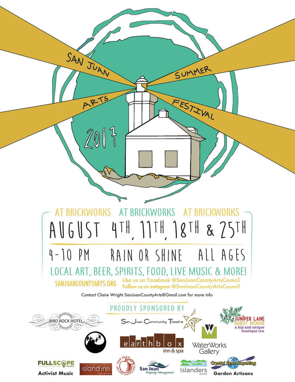 San Juan Summer Arts Festival runs each Friday in August