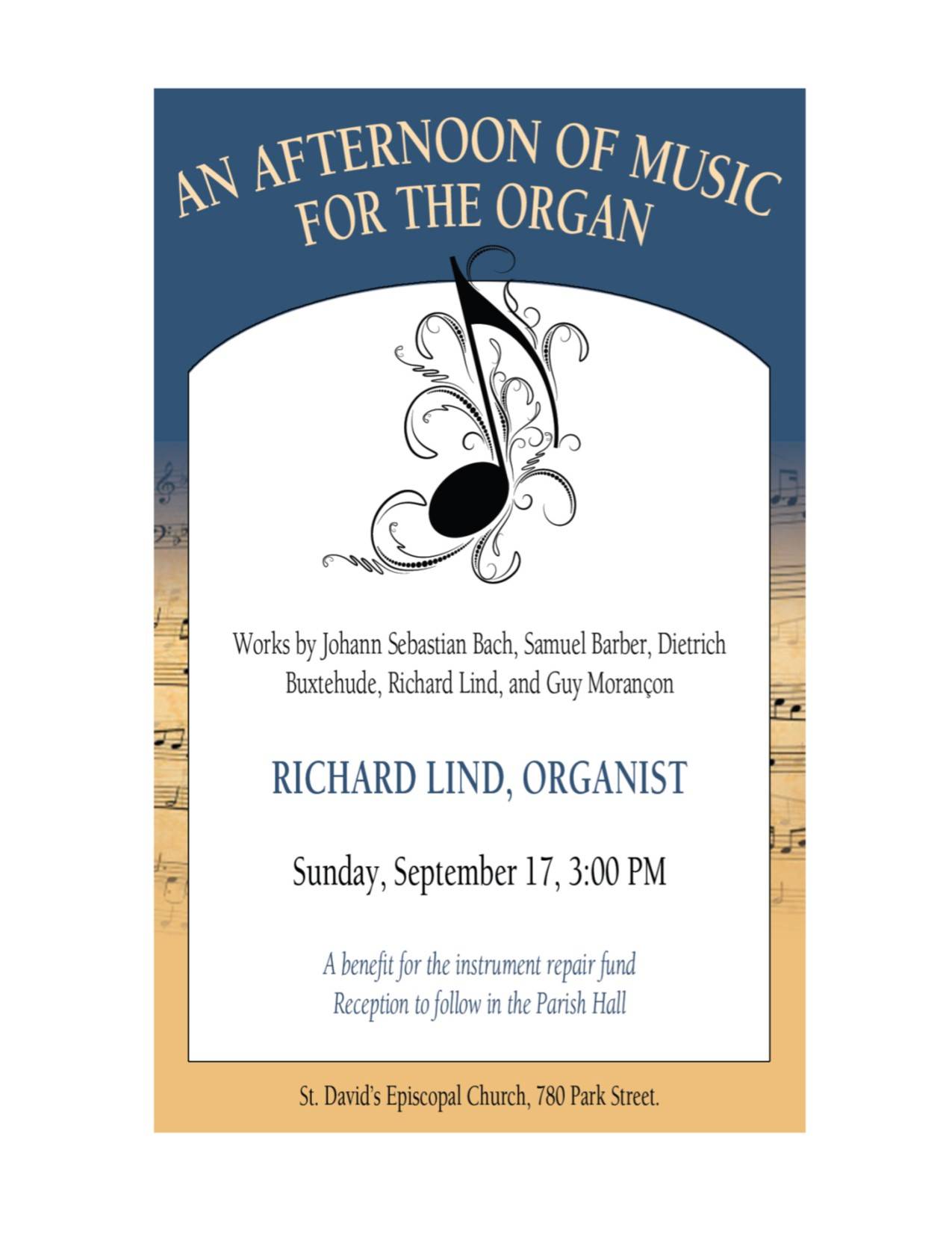 Organ concert at St. David’s