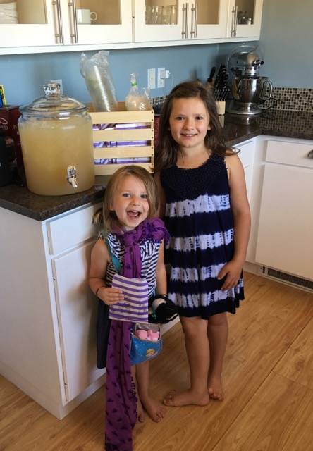 Contributed photo                                Jazzlyn Trigueiro, 8, donated her lemonade stand earnings to whale research.