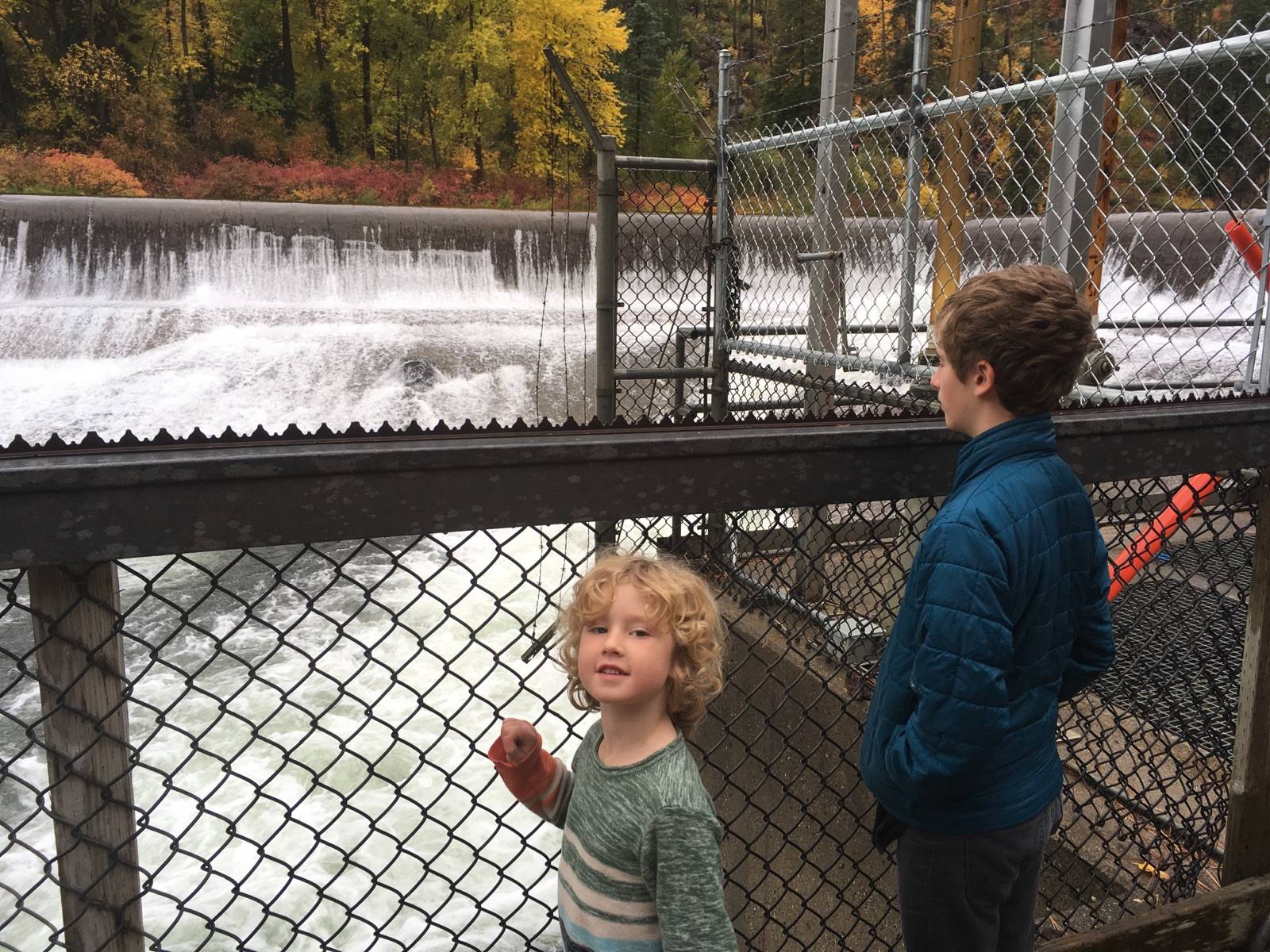 Contributed photo                                Owen visited five dams on his last family vacation.