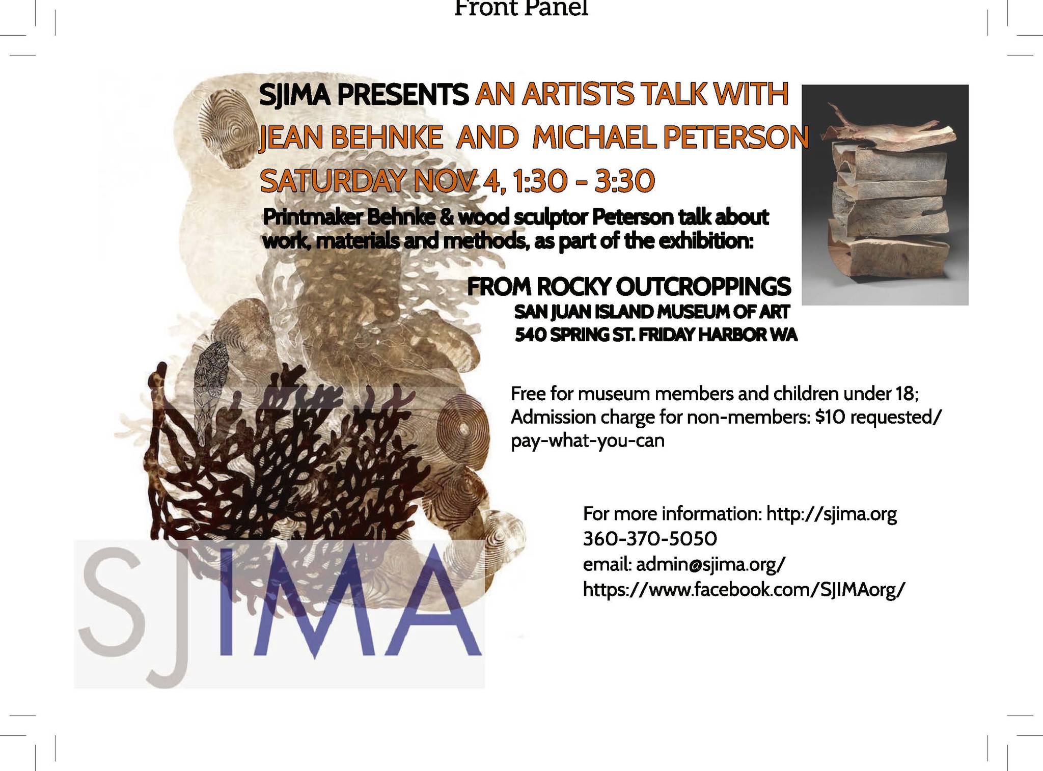 Artist talk at San Juan Islands Museum of Art