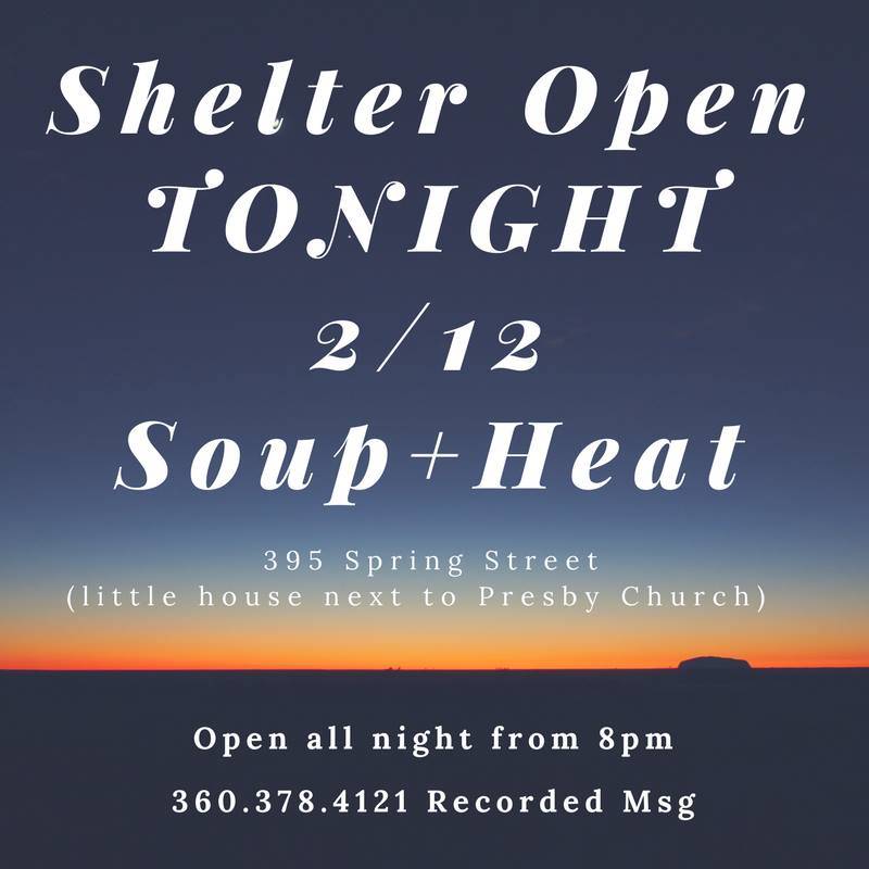 San Juan Island cold weather shelter opens for Feb. 12