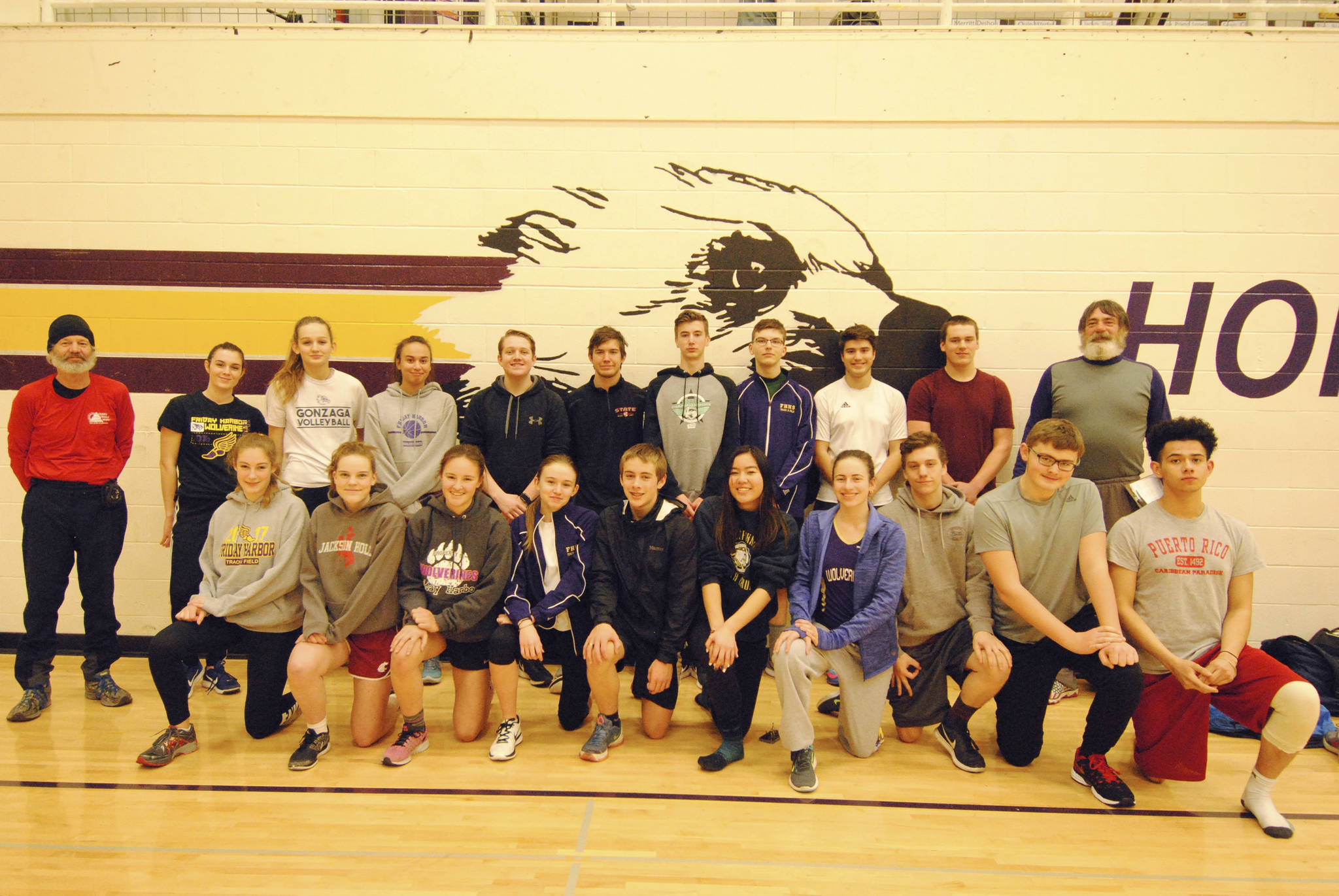 Staff photo/Tate Thomson                                Not in order of phot0: Coach Shannon Plummer, Assistant Coach James Sane, Henry Duke, Katie Place, Arlo Harold, Joanna Evans, Kenny Hallock, Natalie Meenan, Jacob Kaden, Keegan Bailey, Emily Vogel, Alex Holman, Thomas Dietz, Claudio Ochoa-Garcia, Zoe Wegener, Ryan Schaefer, Annamarie Thomas, and Jordan Lawson                                Not photoed: Hank Erickson, Ryker Mattox, Zach Porter, and Angela Hoke