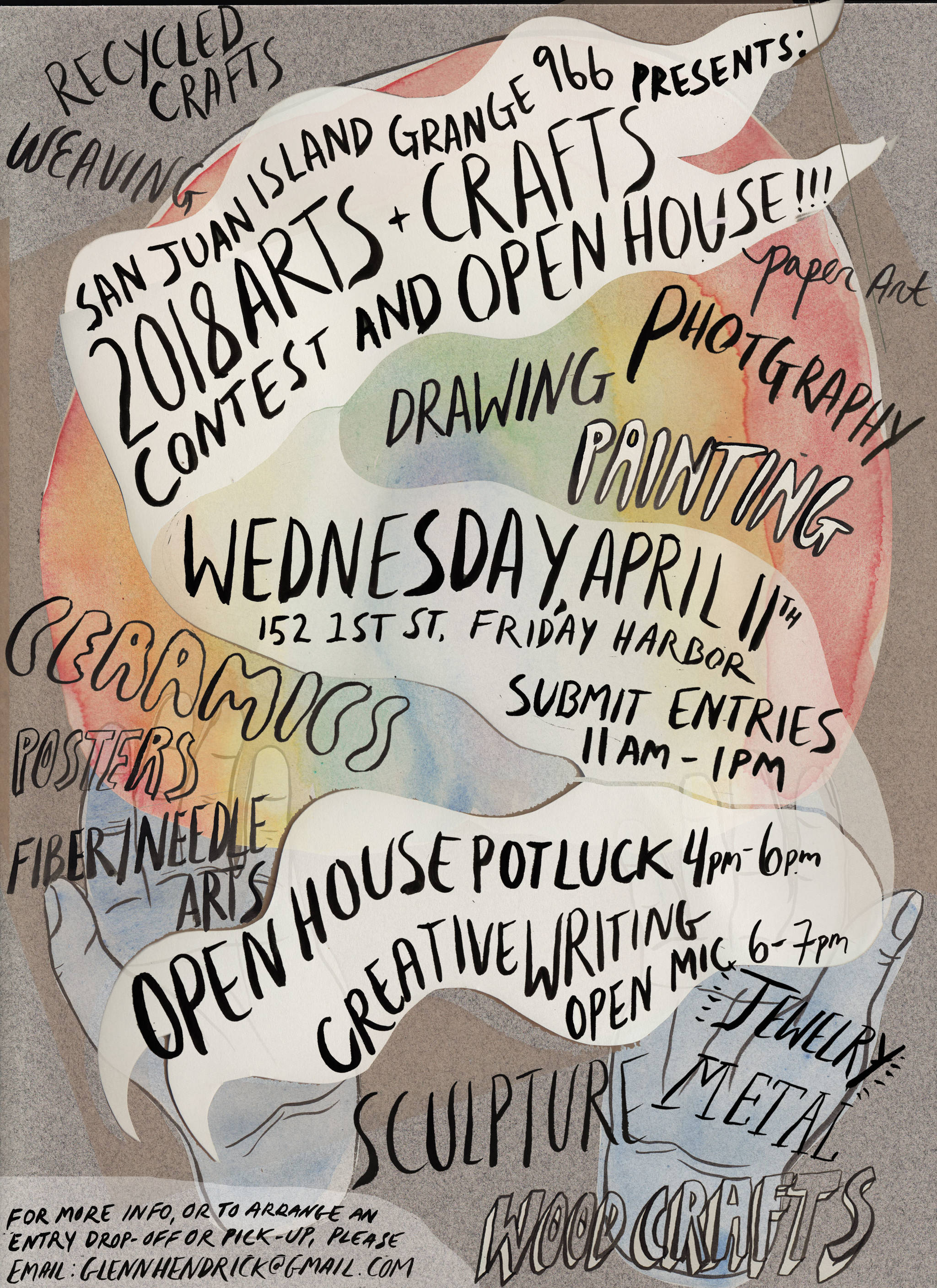 San Juan Grange open house, art contest and creative writing open mic