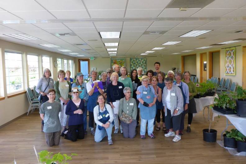 Contributed photo/extension.wsu.edu/sanjuan/master-gardeners                                Washington State University Master Gardeners from San Juan County at a previous plant sale.
