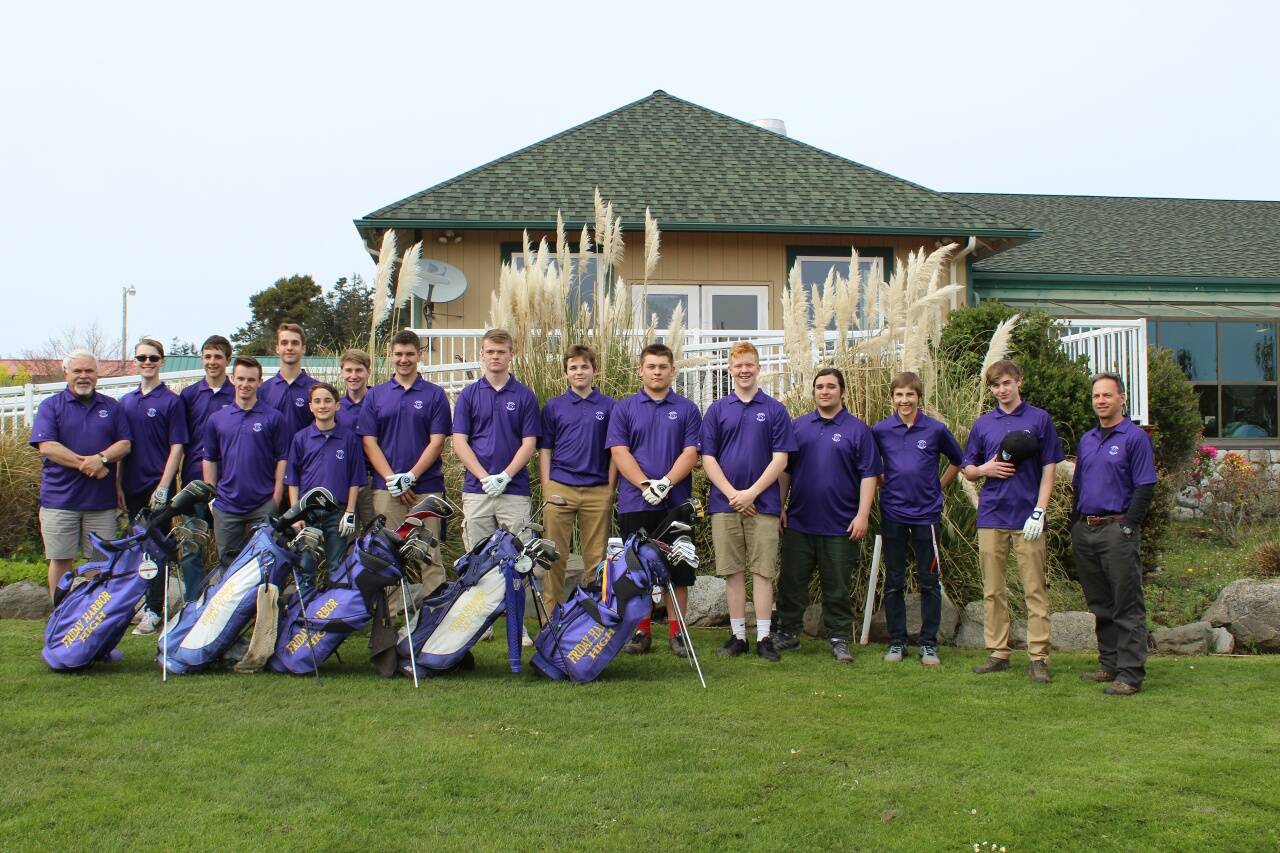 Contributed photo                                The Friday Harbor golf team.