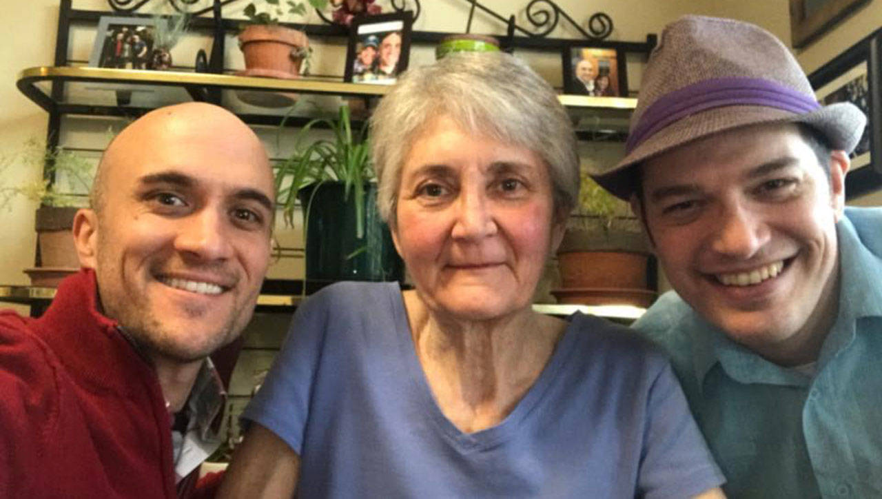 Contributed photo                                Adam DErrico, Cynthia Elliot and Aaron DErrico.