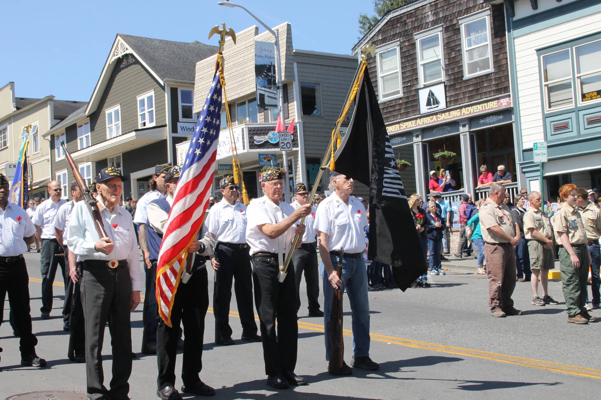 Staff photo/Hayley Day                                Memorial Day parade in 2017.