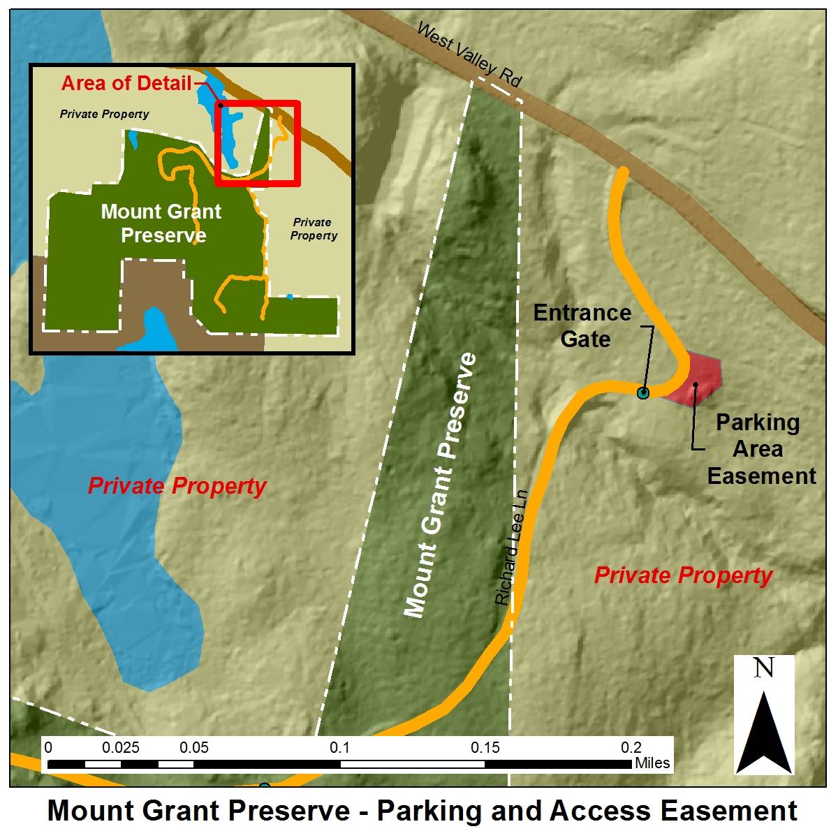 Reminder: Access to Mount Grant is through a private road