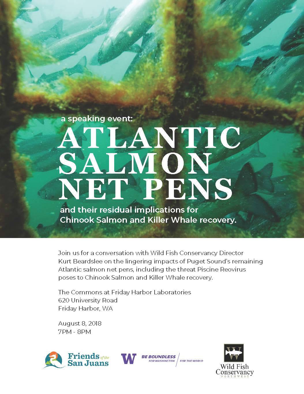 Discussion on virus that affects farmed and native salmon