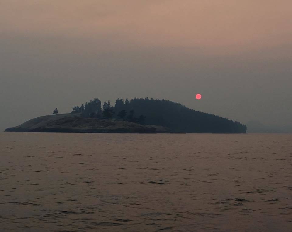 Contributed photo                                Smoke haze in the San Juans in 2017.