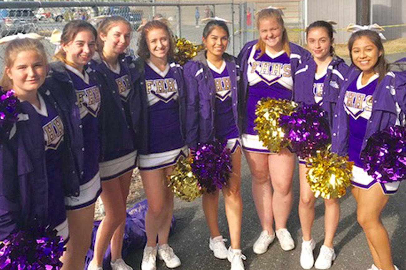 Friday Harbor High School cheerleaders build up players, and themselves | Sports preview