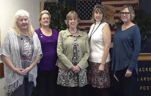 Ladies Auxilliary installs new officers at Friday Harbor American Legion