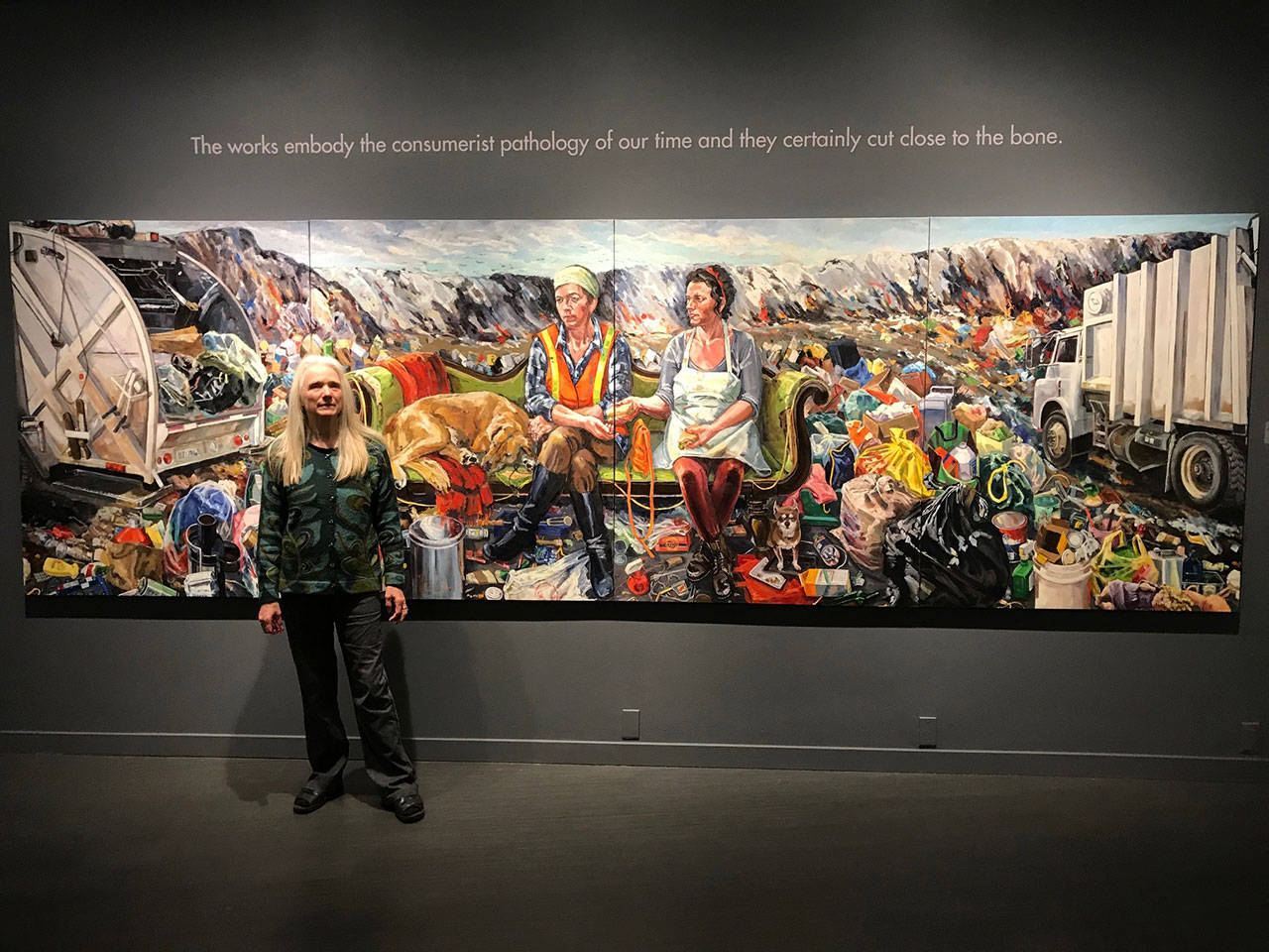 Artist ‘talks trash’ at San Juan Islands Museum of Art