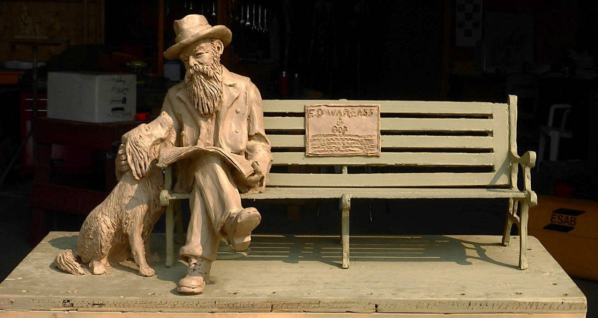 Contributed photo/Town of Friday Harbor                                This model of the sculpture is on display at town hall.