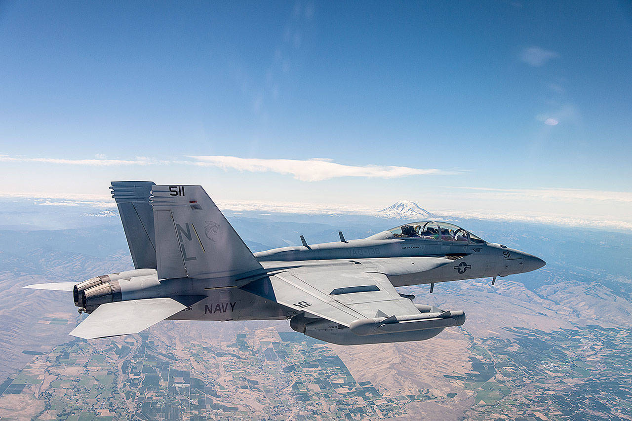 Navy photo                                A total of 36 additional EA-18G Growlers will be coming to Naval Air Station Whidbey Island.