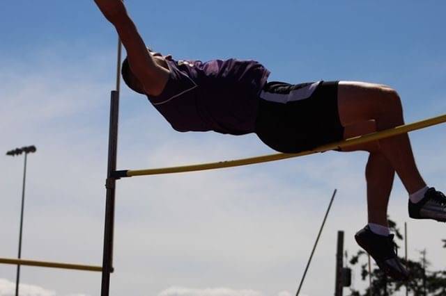 Contributed photo/Emily Vogel                                 Kyson Jackson, high jump.