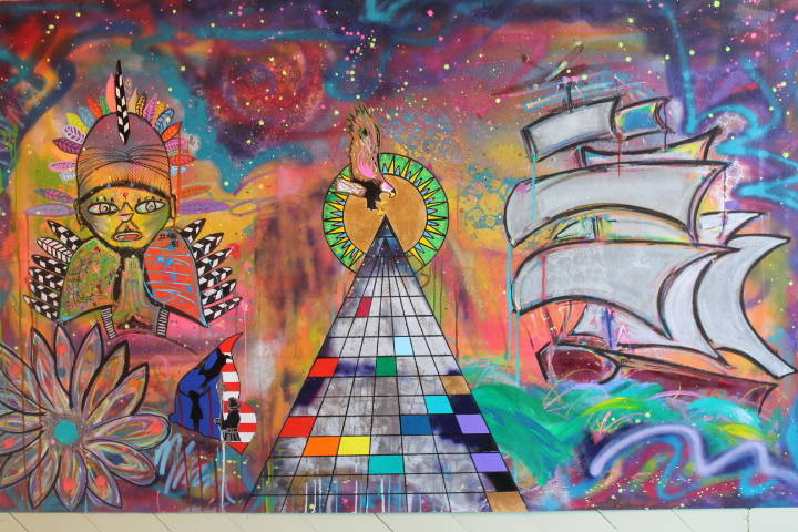 Staff photo/Heather Spaulding. Work by Joe Wright.