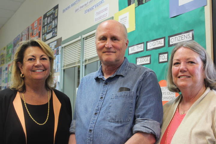 Left to right, Diane Ball, John McMain and Beth Spaulding. (Heather Spaulding/staff photo)