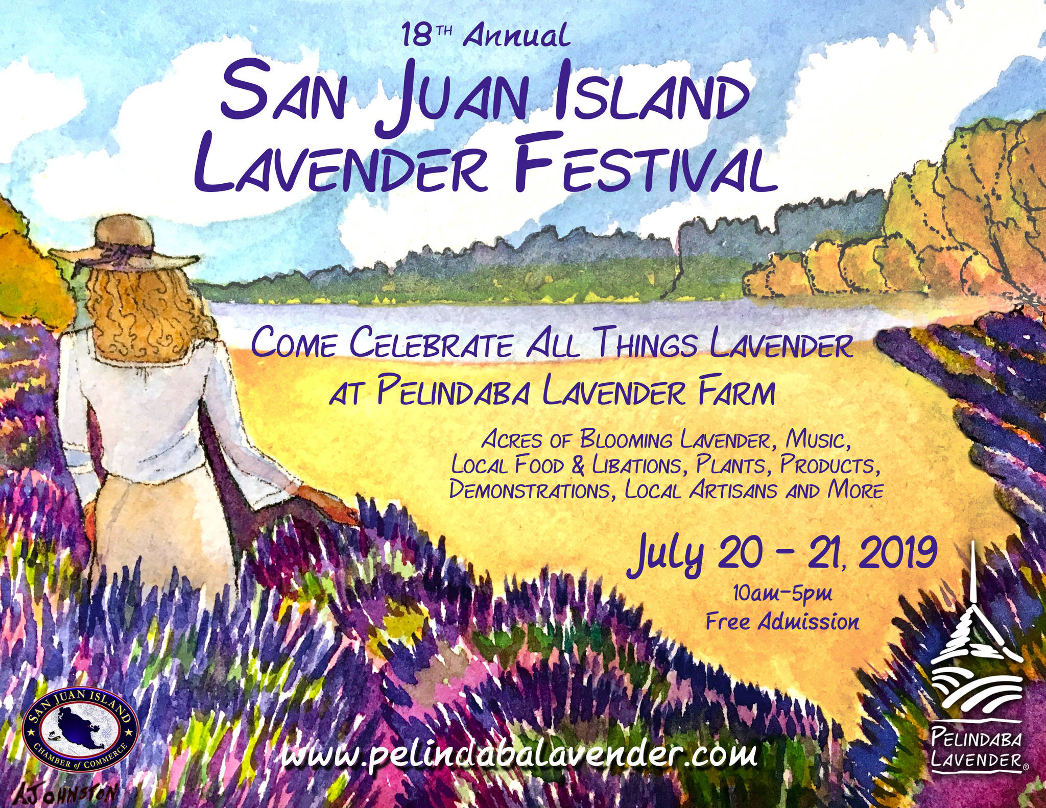 Volunteer at the lavender festival