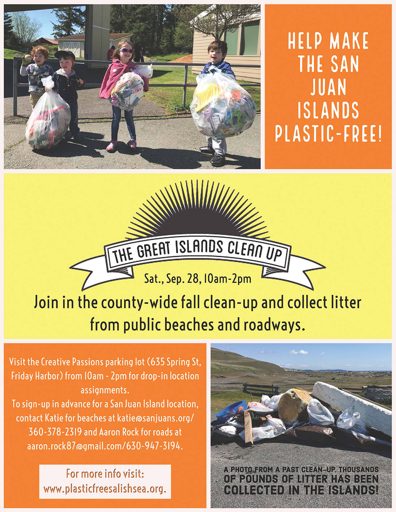 Great Islands Clean-up, Sept. 28