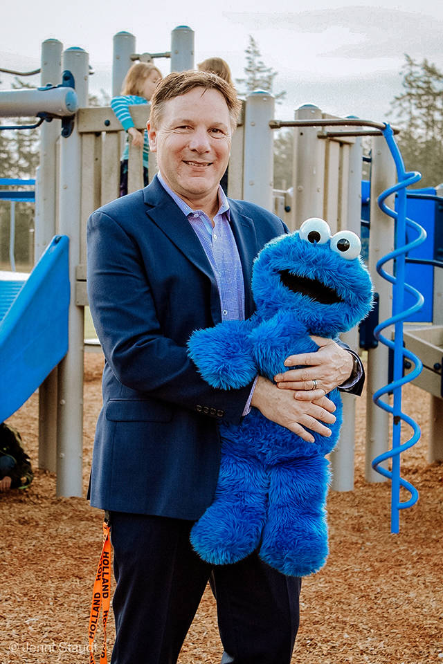 Friday Harbor Elementary School welcomes Cookie Monster and a new principal