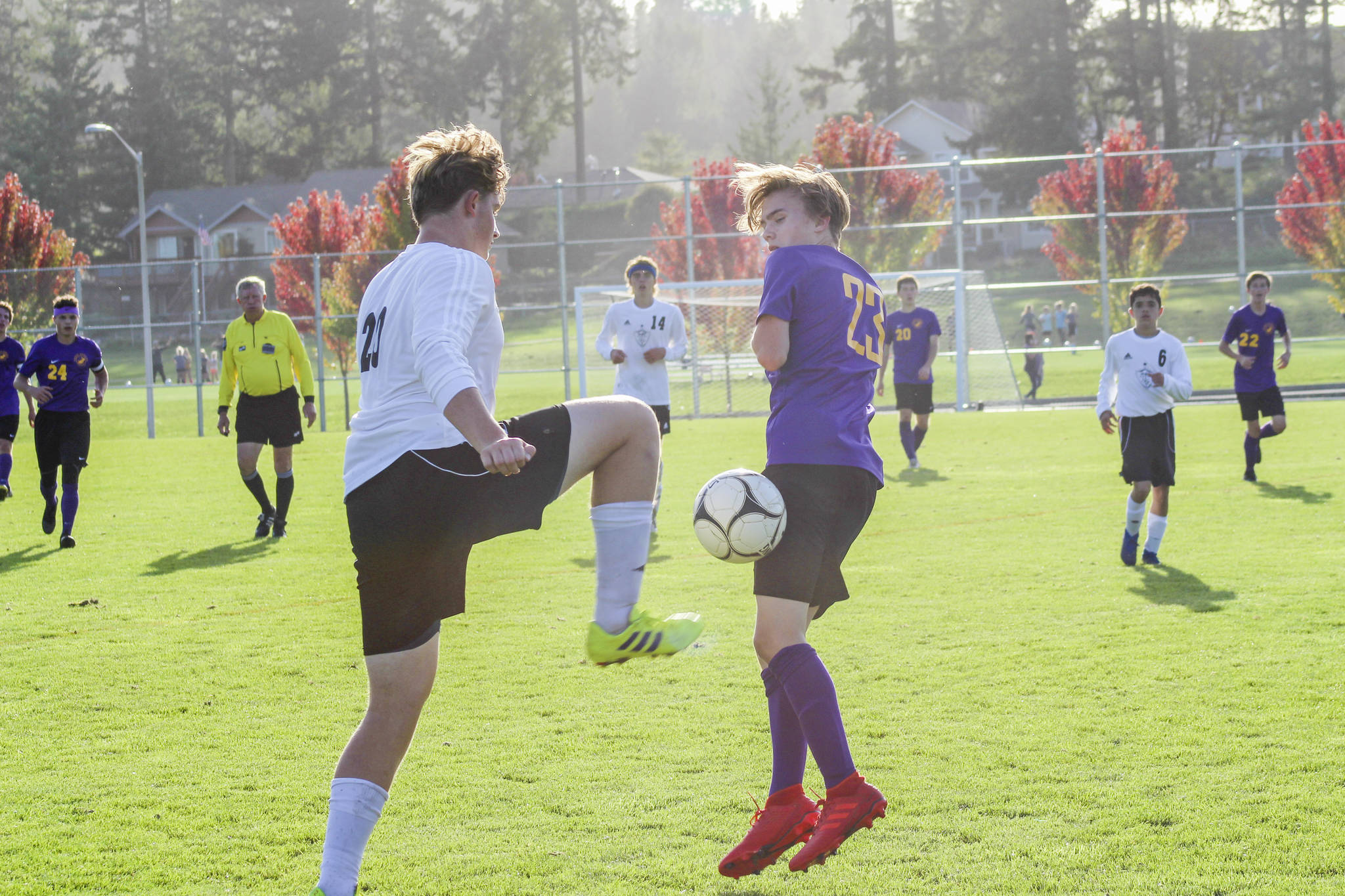 Boys soccer wins against Mount Vernon Christian