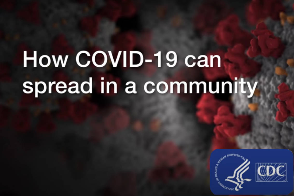 CDC video: ‘How COVID-19 can spread in a community’