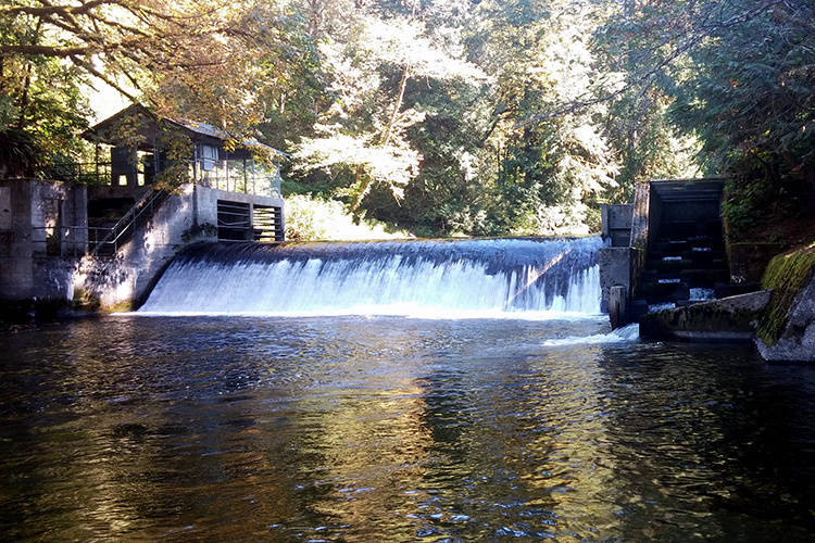 Tulalip Tribes/contributed photo                                 Pilchuck River Dam prior to removal.