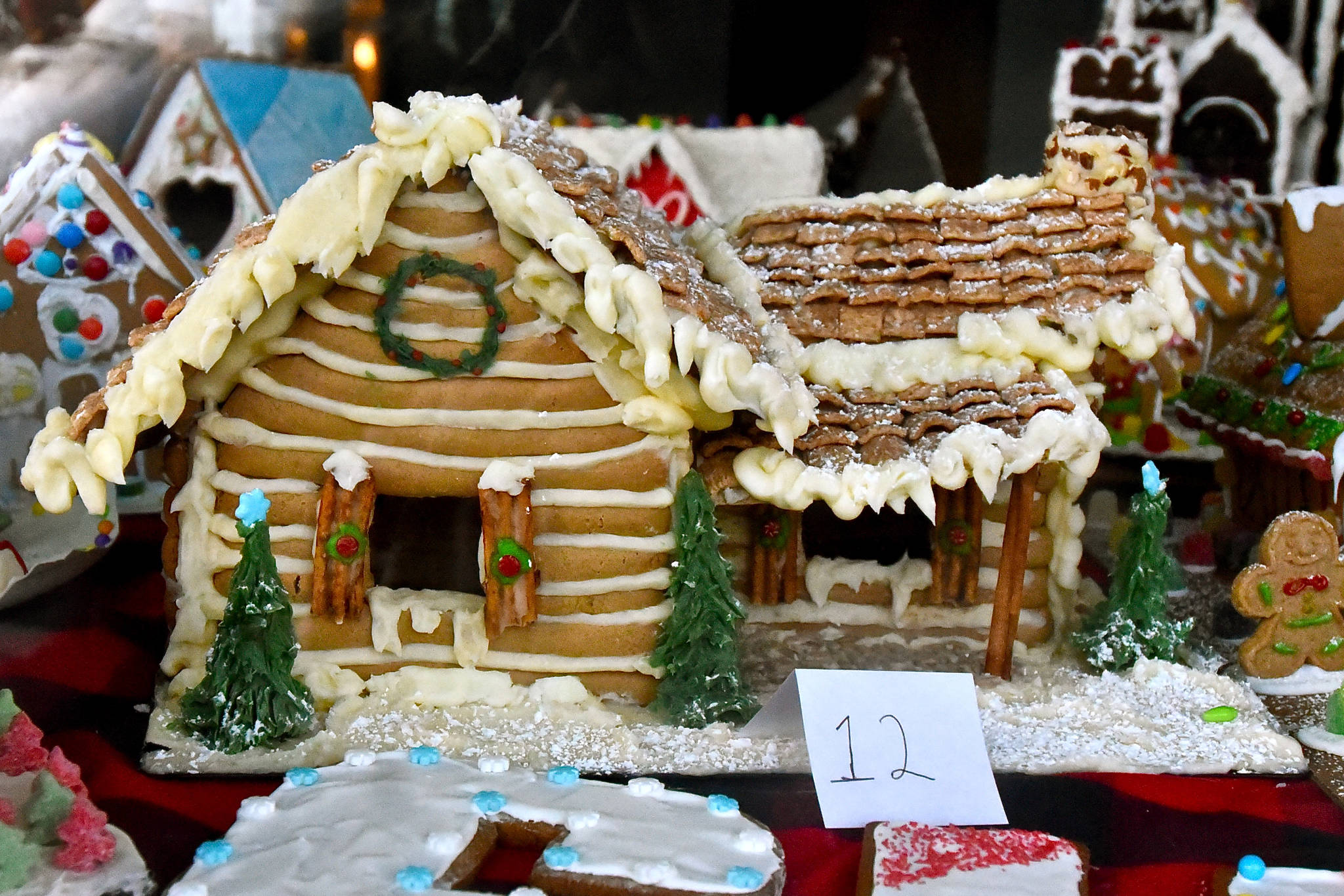 Piper Taylors Cabin, entry No. 12, tied for second place in the Adult Division. (Tate Thompson/staff photo)