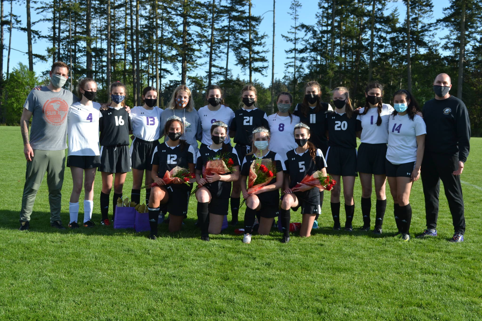 2021 Wolverine girls soccer team. (Jennifer Ayers photo)