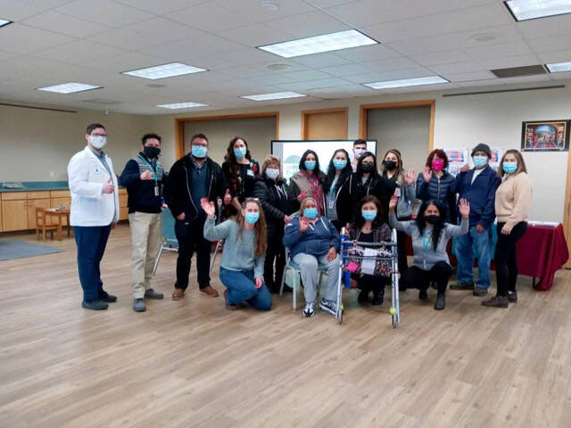 Contributed photo
Health clinic team members from Sea Mar, Joyce L. Sobel Family Resource Center and PeaceHealth join participants of the Latinx Health Advisory Committee to plan the first mobile health clinic.