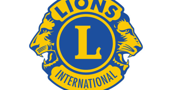 Lions Club logo.