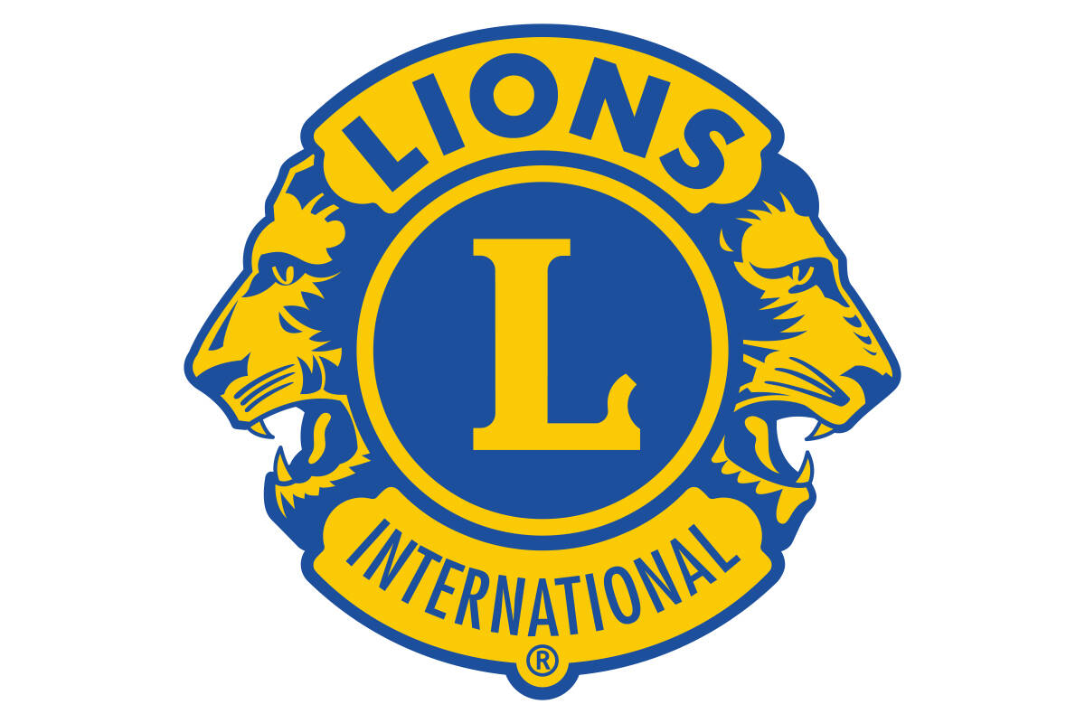 Lions Club logo.