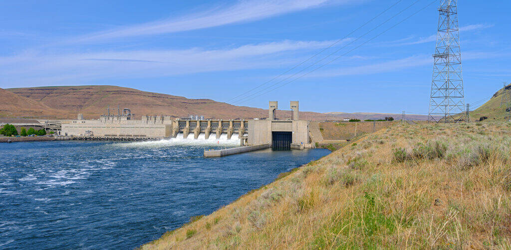 https://www.lsrdoptions.org / Contributed photo
Lower Monument Dam and Transmission Structure on the Snake River in Washington, USA