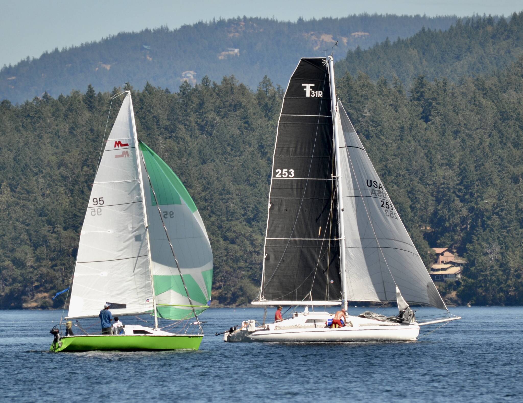 Contributed photo by the San Juan Island Yacht Club Race Committee.