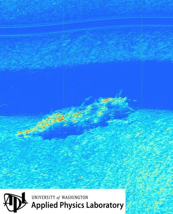 Contributed photo by the NTSB
Underwater imaging of the plane