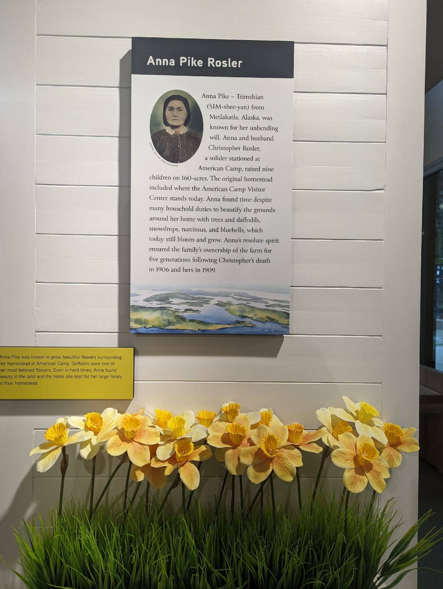 Contributed photo by the San Juan Island National Park Service
Our new visitor center is located on the former homestead of the Pike/Rosler family. Our Visitor Center displays tells the story of this multiracial family.