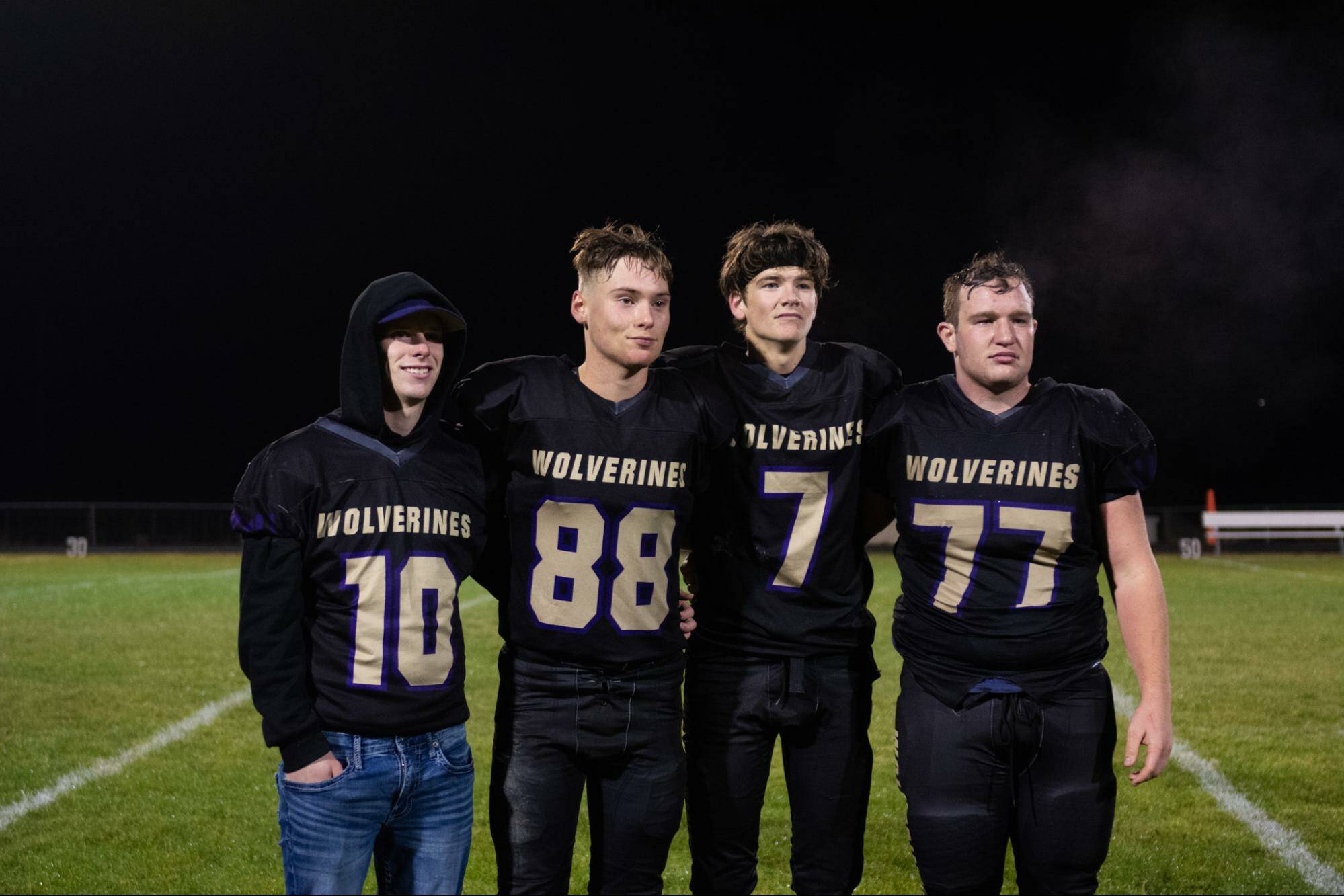 Contributed photo by Kathryn Wheeler
The Wolverines four seniors