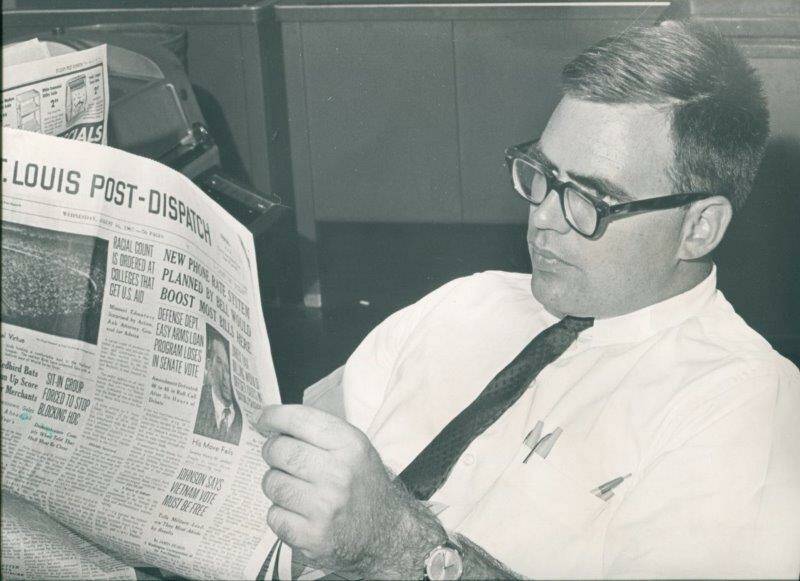 Contributed photo
As a young journalist, Frank Leeming Jr. was passionate about the news business.