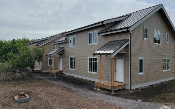 Contributed photo by the Home Trust
Holliwalk houses are nearly there!