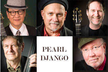 Contributed photo
Pearl Django packing houses where ever they play.