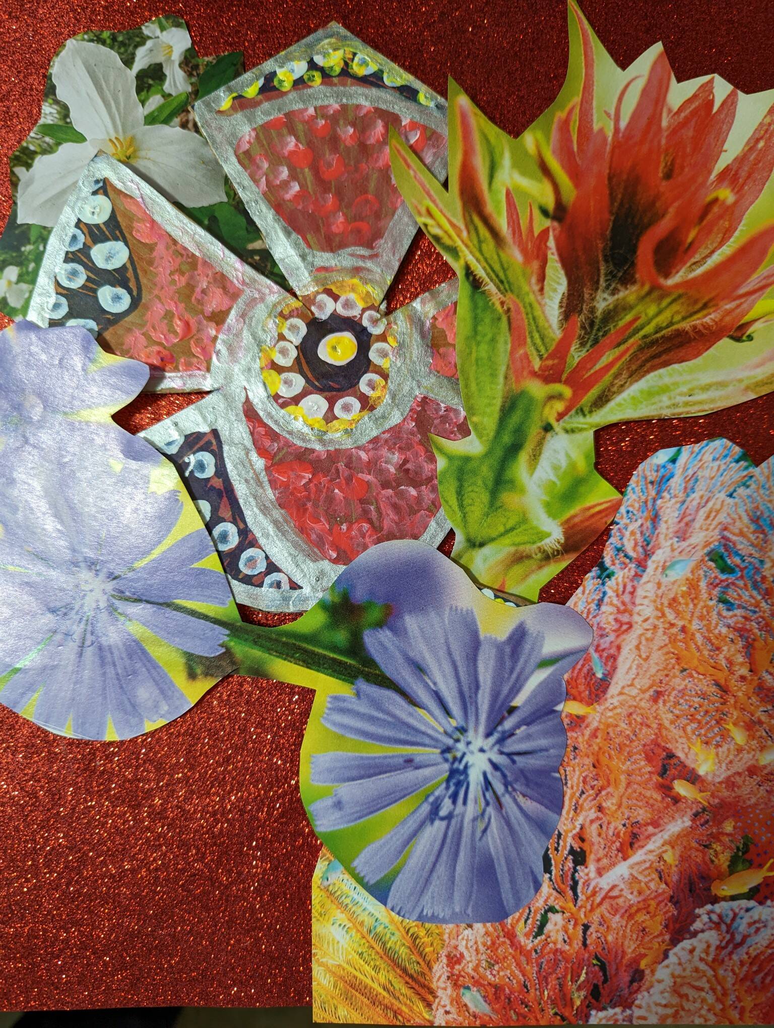 Photo contributed by SAn Juan Islands Museum of Art
“Burst of Color Collage” by Lana Hickman