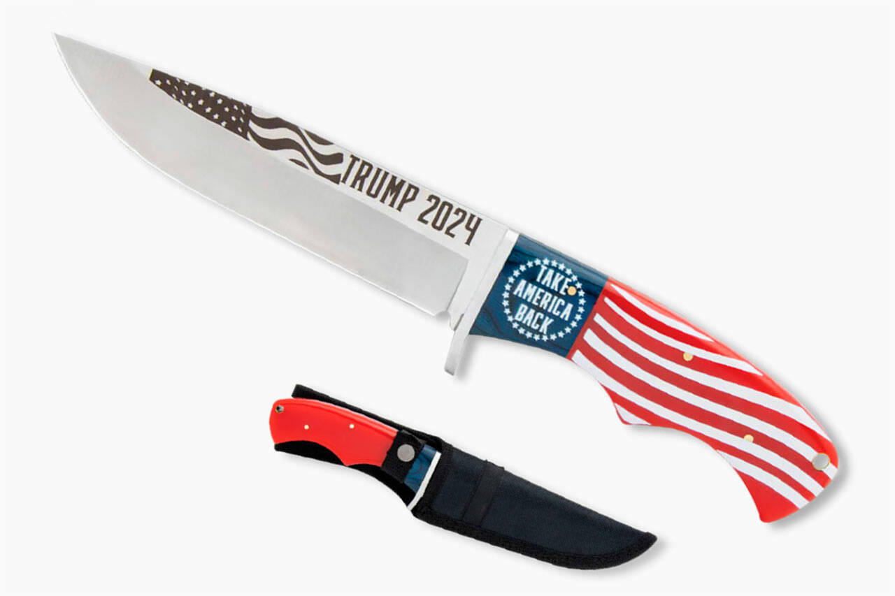 The Big Trump Knife Review - Biggest President Donald Trump 2024