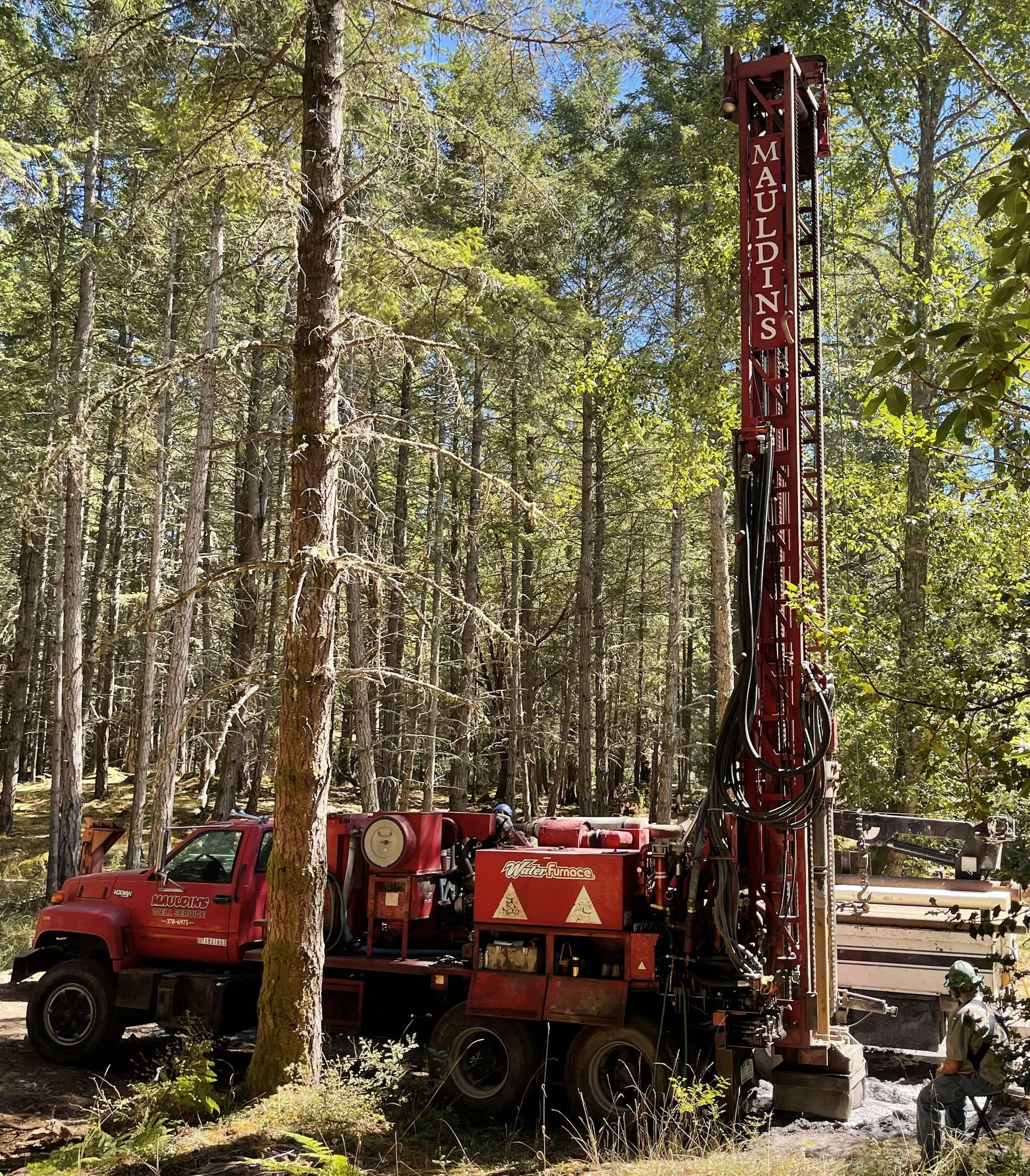 Contributed photo. 
Well drilling.