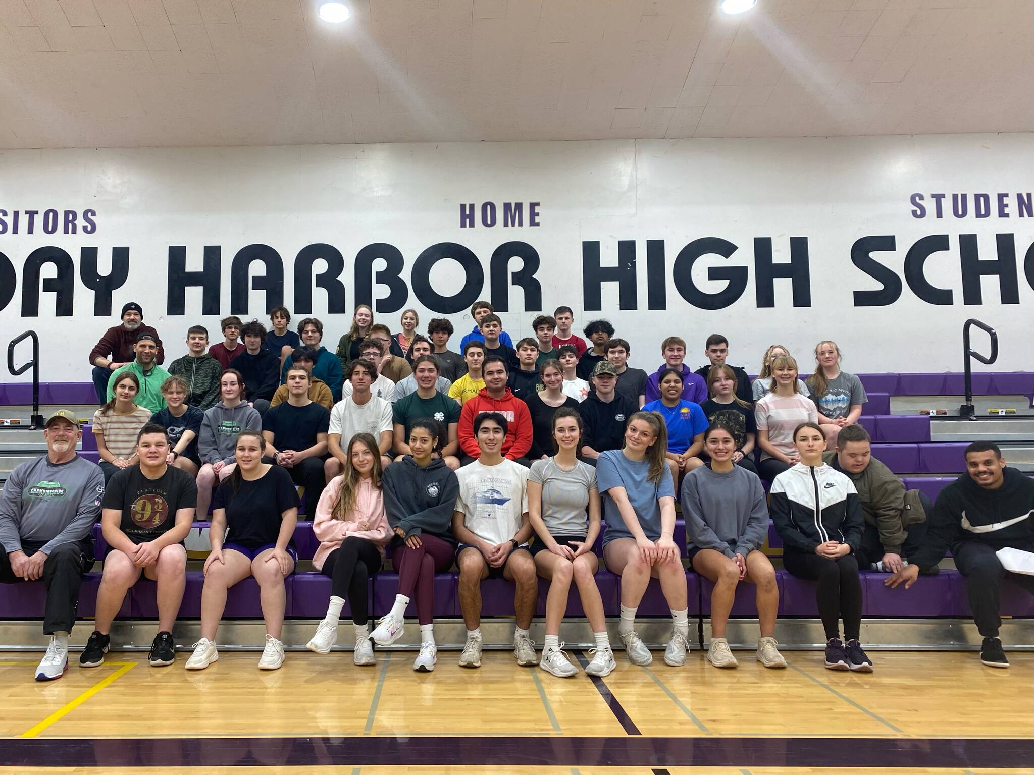 FHHS track and field team in attendance at Feb. 28 practice