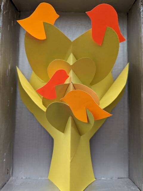 Contributed photo
Inspired by Tom Smalls sculptures, a model of the April 6 project.